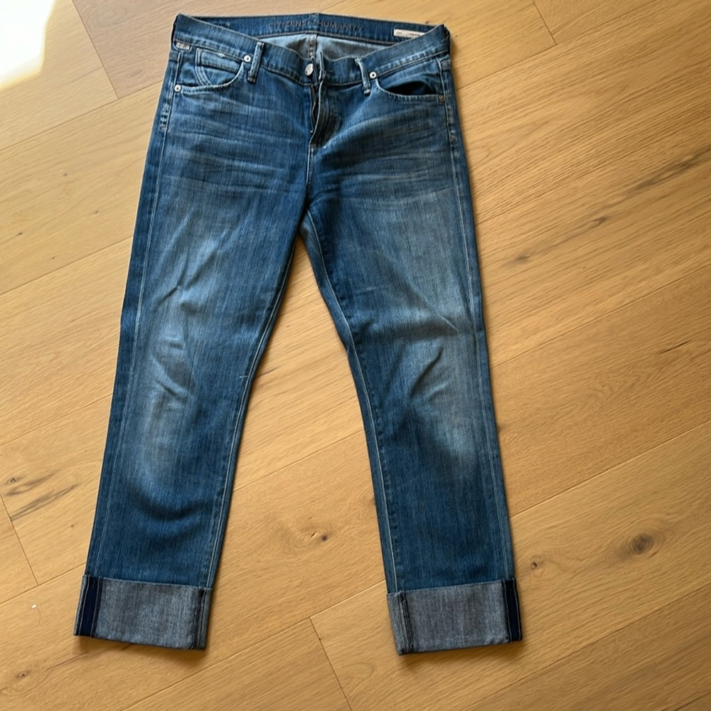 EUC 27 Citizens of Humanity Dani cropped straight leg jeans,
